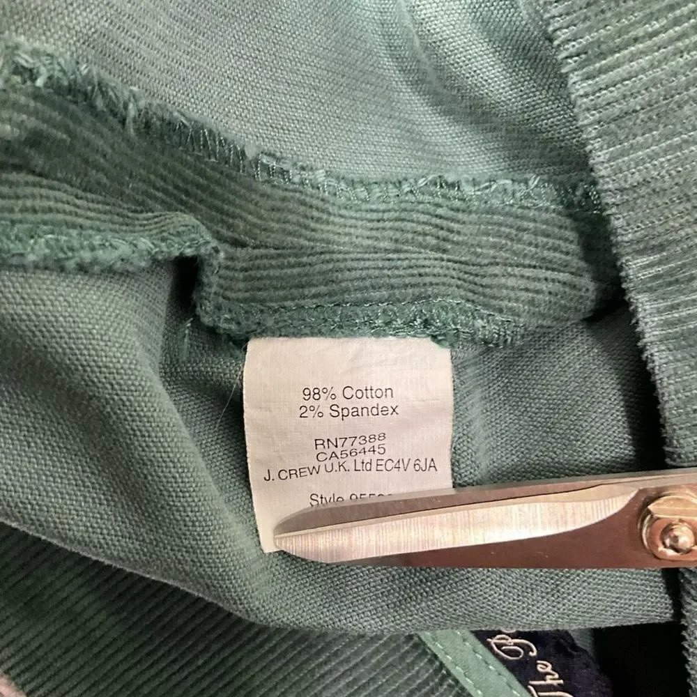 J. CREW Corduroy Pencil Skirt